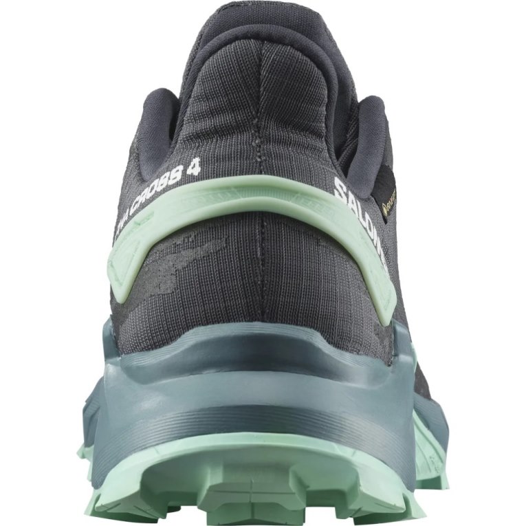 Sapatilhas de Corrida Salomon Alphacross 4 GTX Feminino Cinzentas Escuro Menta | PT G04581